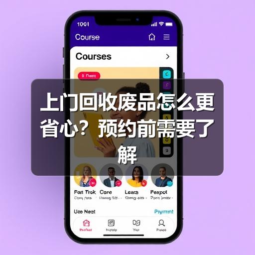 上门回收废品怎么更省心?预约前需要了解的流程与注意事项(图1) 上门回收废品怎么更省心?预约前需要了解的流程与注意事项