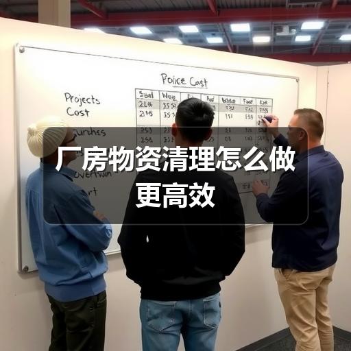 厂房物资清理怎么做更高效(图3) 厂房物资清理怎么做更高效