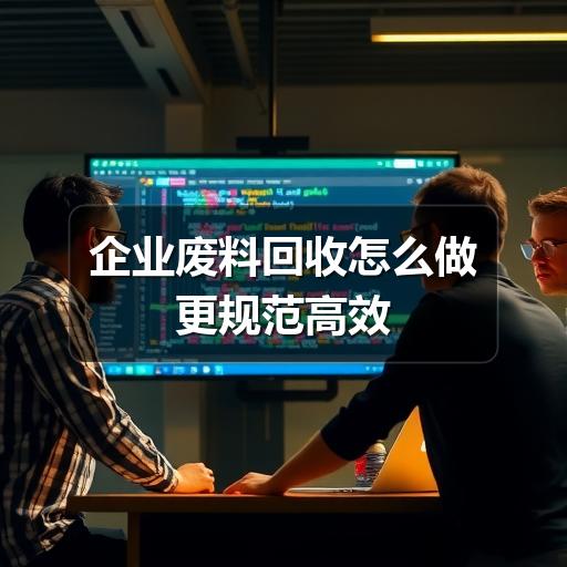企业废料回收怎么做更规范高效(图1) 企业废料回收怎么做更规范高效